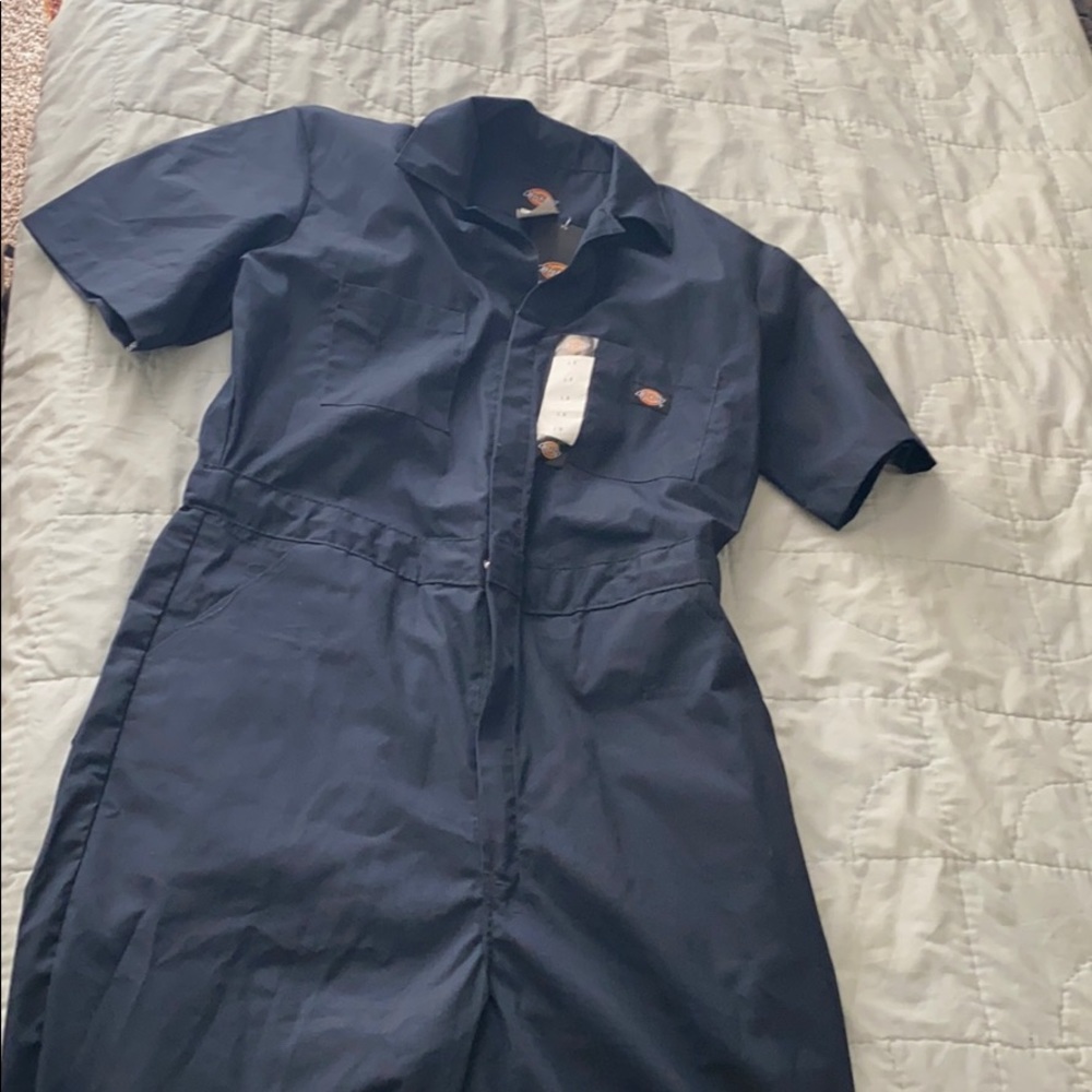 NEW! Dickies Short Sleeve Coveralls Large Regular